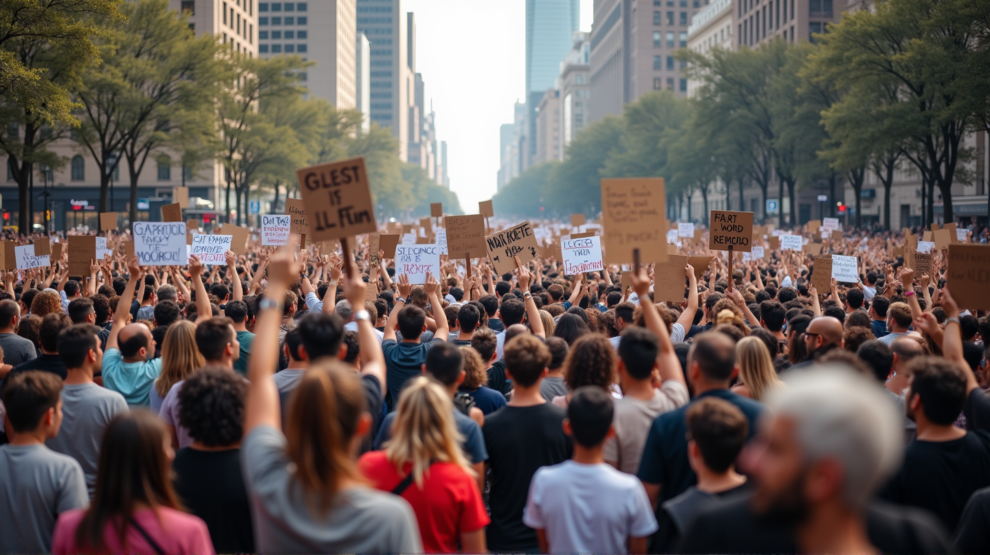 Massive Rally: West Hollywood Stands Against Trump Policies