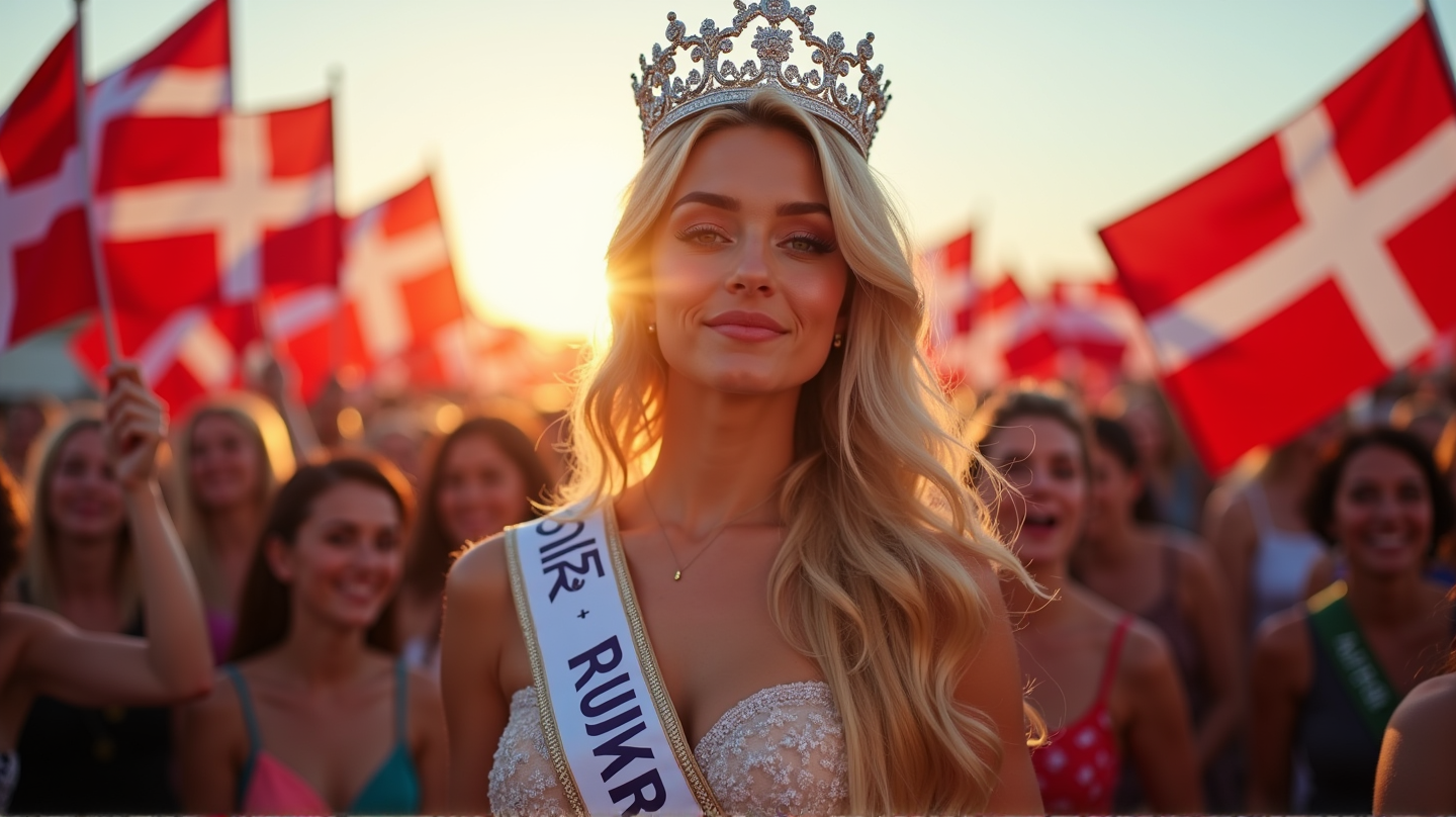 Victoria Kjær Theilvig's Triumphant Return: Miss Universe 2024 Stops by Denmark!