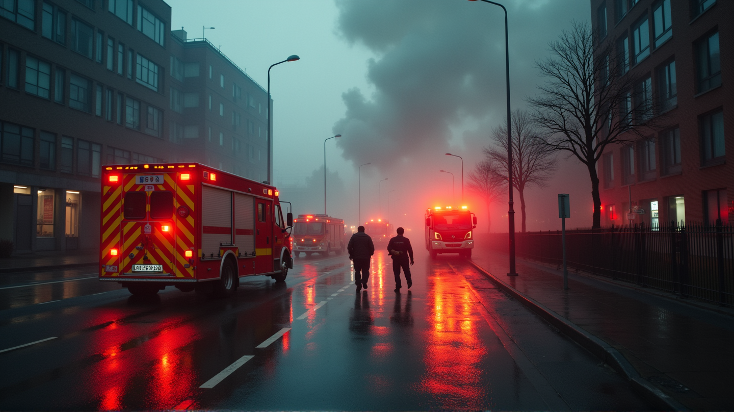 Desperate Hours: Fire Erupts at Leicester Royal Infirmary