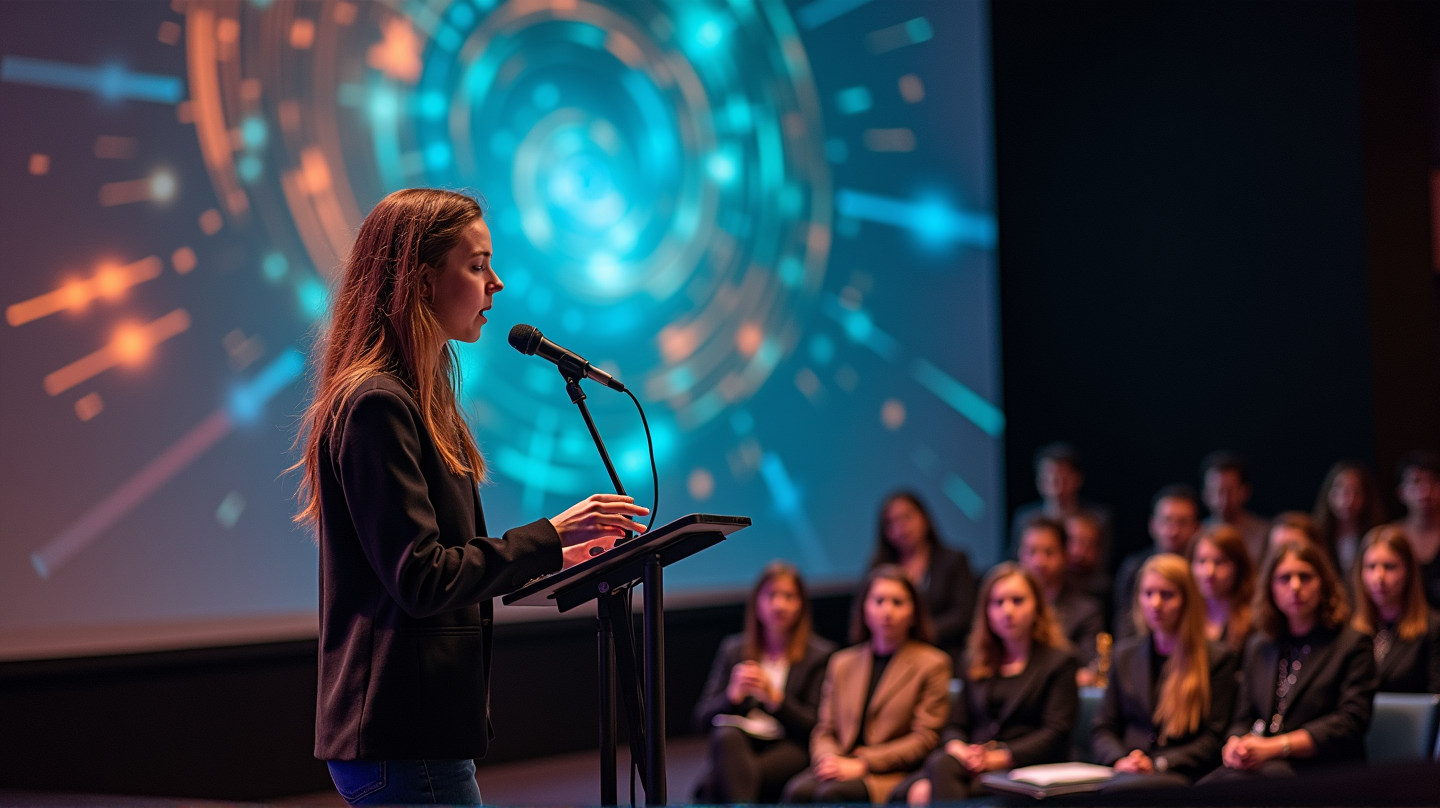 Student Calls Out Celebrities for Misleading Endorsements at Youth Parliament