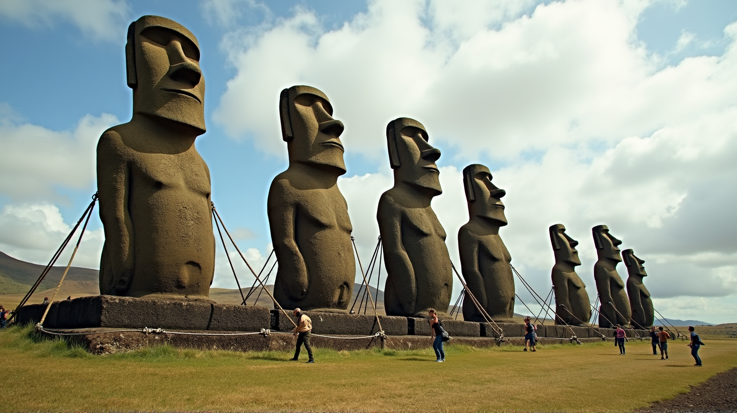 Easter Island's Moai Mystery Unraveled: How the Statues 'Walked'