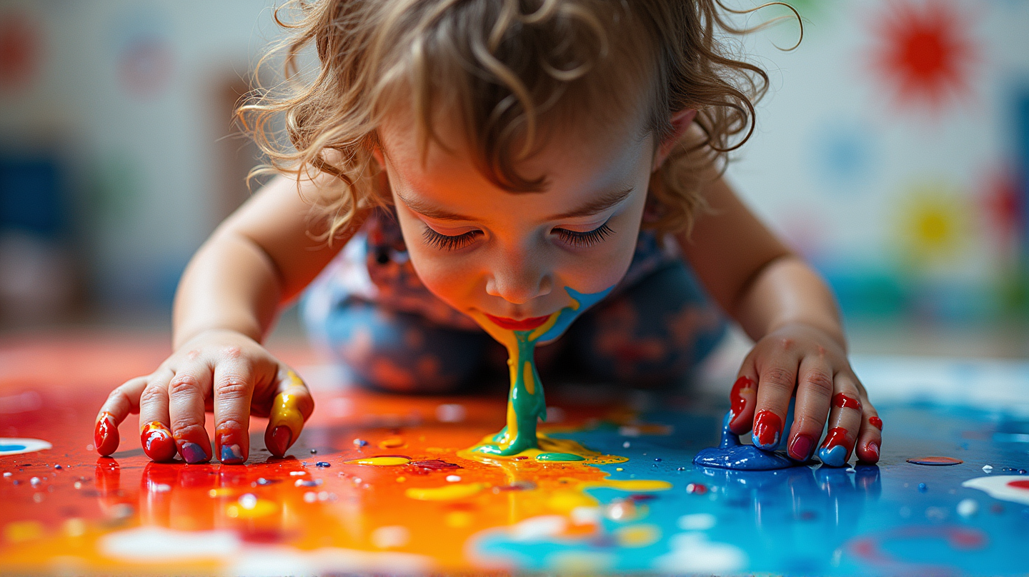 Childlike Wonder in Paint: Pollock’s Art Through a Child’s Eyes