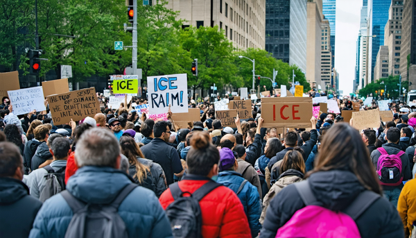 'GOAL IS TO BE INSTRUMENT OF TERROR': Inside the Chicago Protests Against ICE