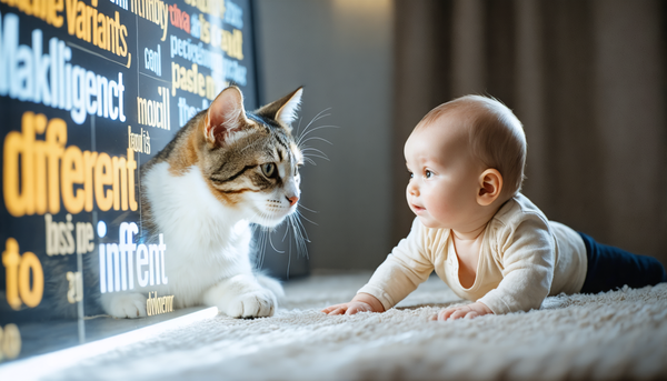 Are Cats Outsmarting Babies in Image-Word Association?