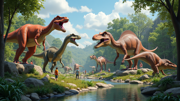 Step Back in Time: Dinosaur Park at Lucknow's Regional Science City