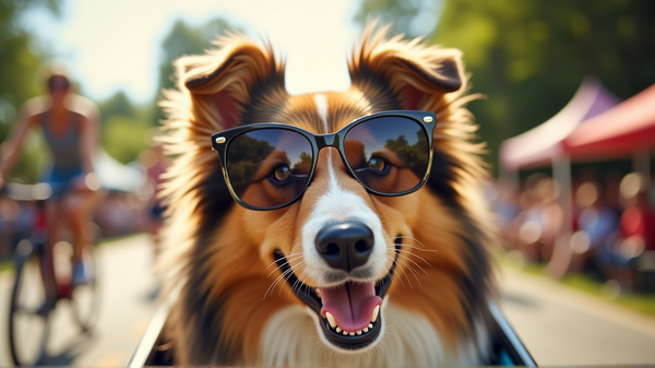 Farewell to a Furry Starman: Charlie the Sunglasses Sheltie Bids Adieu