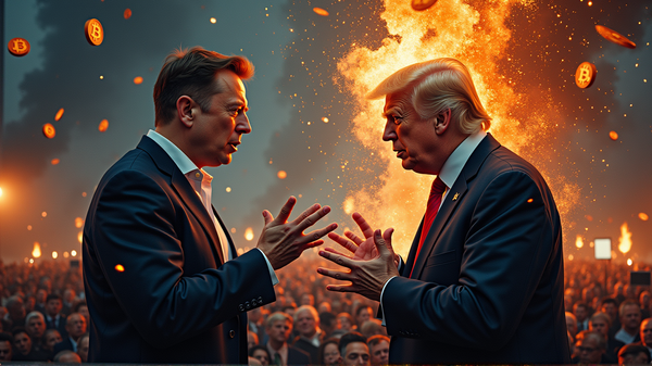 Unprecedented Trump-Musk Clash Rocks Crypto Market