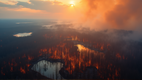 Canada's Burgeoning Peatland Fires: A Carbon Time Bomb
