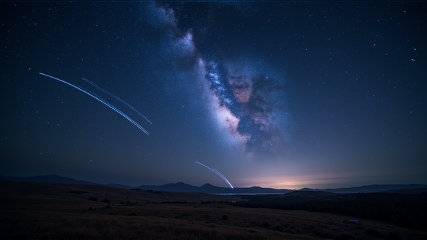 Witness the Celestial Dance: Twin Meteor Showers Light Up the Sky