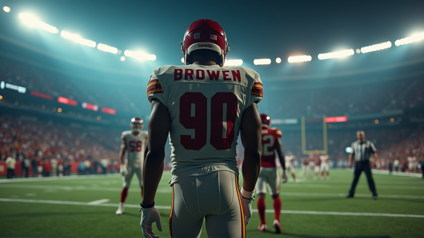 Hollywood Brown Leaves Practice on a Cart but Escapes Serious Injury