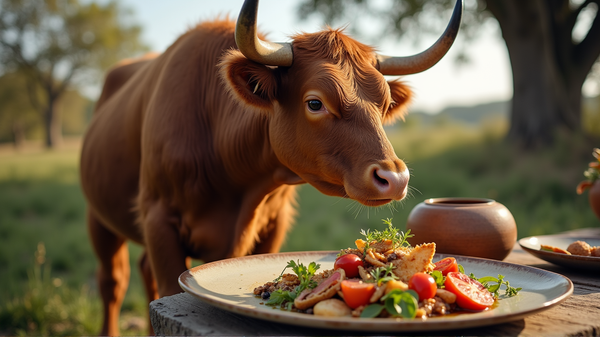 Seamus the Bull: The Star of a Unique Culinary Journey Unveiled on YouTube