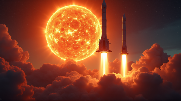 A Spectacular Trio: Satellites Embark on a Cosmic Solar Safari