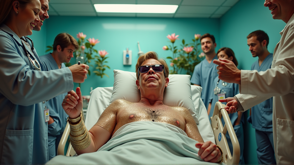 Elton John's 'Hospital Scare' Stunt Revealed to Be a Spinal Tap Sequel Promo