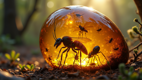 Incredible Discovery: 112-Million-Year-Old Amber Reveals Ancient Insect Life