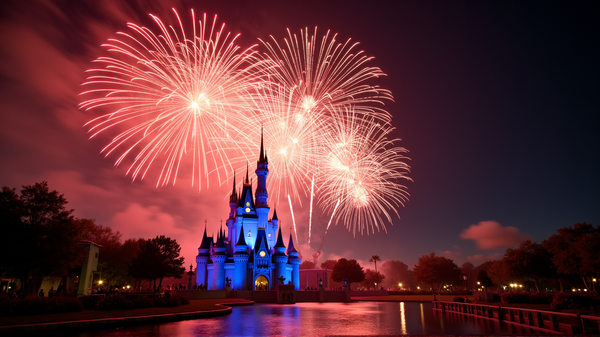 Epic Return: Rare Disney Fireworks Light Up the Night!