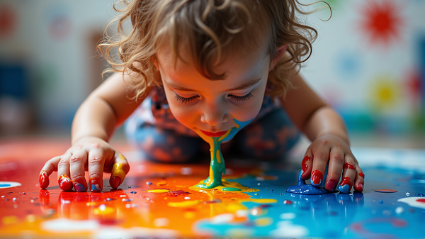 Childlike Wonder in Paint: Pollock’s Art Through a Child’s Eyes